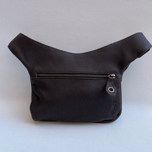 Brown Chocolate & Old Gold Natural BioCuir® Leather Exclusive Piece No. 11080