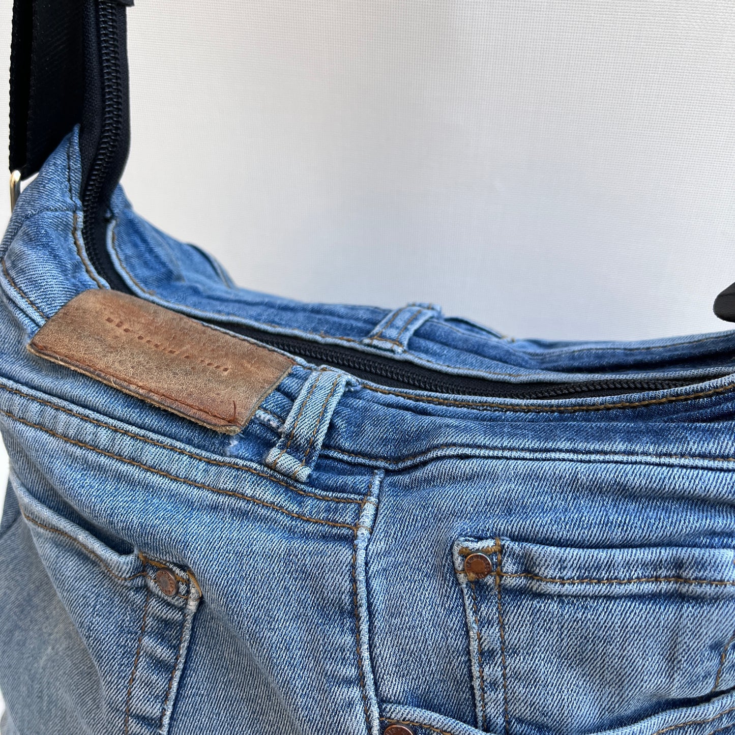 Caomka Tote Bag Special Edition ♻️ Jeans Recycled ♻️ Unique Piece 11920