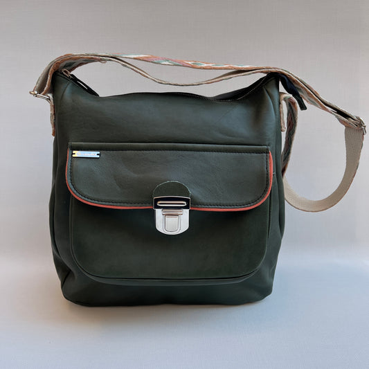 Caomka Tote Bag · Special Edition · BioCuir® natural leather · Unique Piece 11100