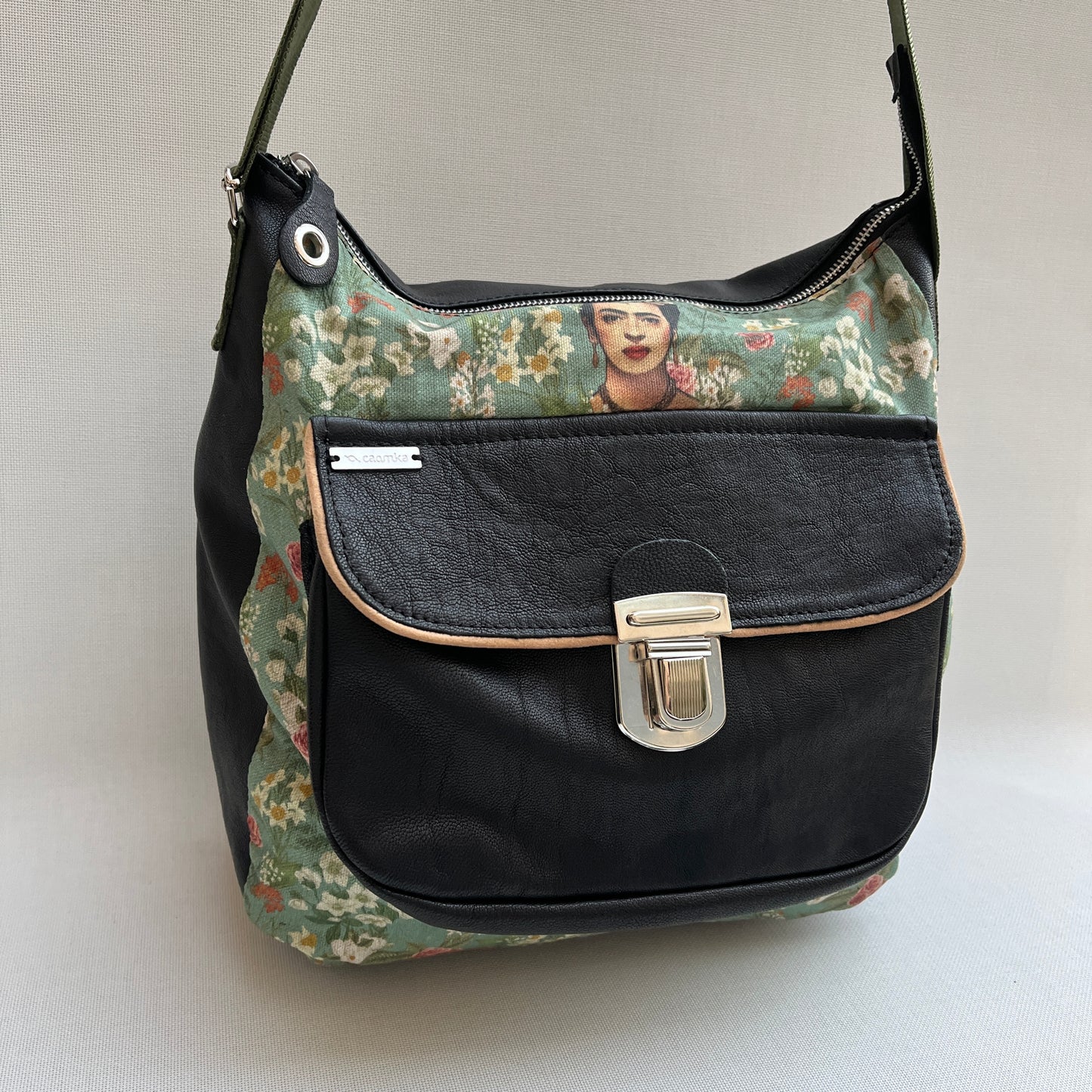 Caomka Tote Bag · Special Edition · BioCuir® natural leather · Unique Piece 11126