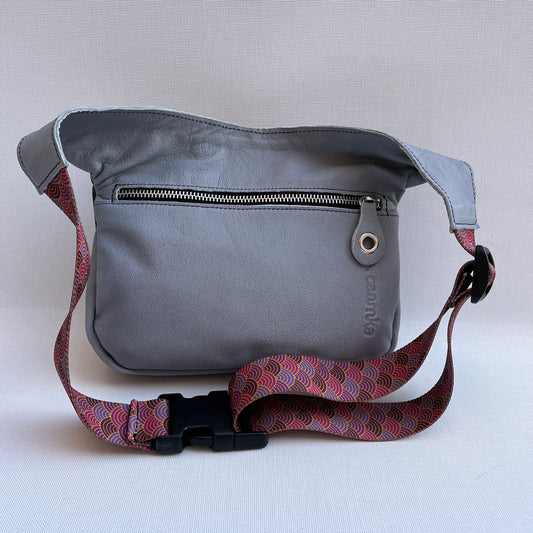 Special Gris Perla & Burdeos Claro · Piel natural BioCuir® · Pieza Exclusiva Núm. 12874
