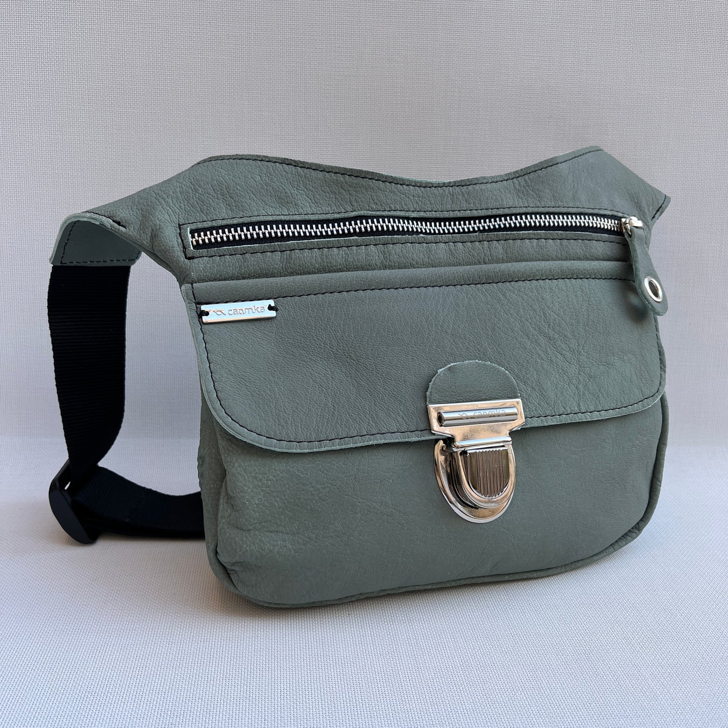 Classic Turquoise Natural BioCuir® Leather Exclusive Piece No. 12875