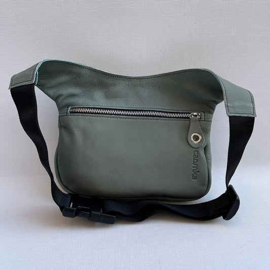 Classic Turquoise Natural BioCuir® Leather Exclusive Piece No. 12875