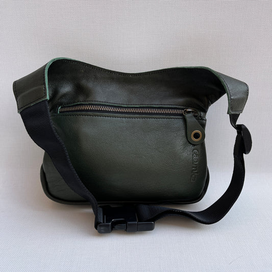 Premium Green & Old Gold Natural BioCuir® Leather Exclusive Part No. 12868