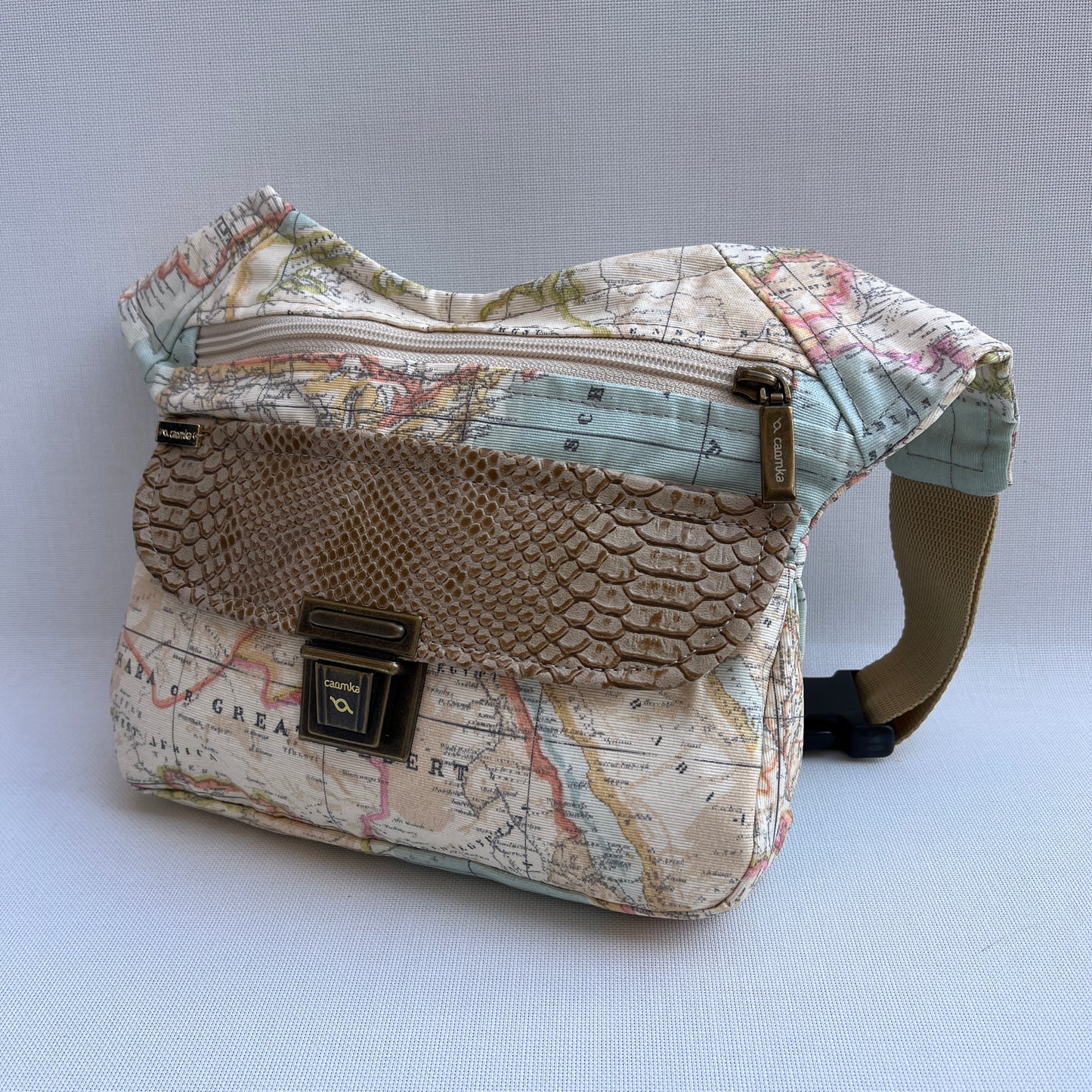 Special World Map Top + Back pocket Unique Piece No. 12834