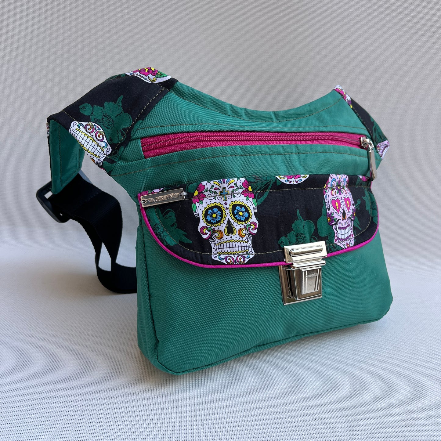 Special Mexican Skulls Green · Impermeable · Pieza Única Núm. 12832