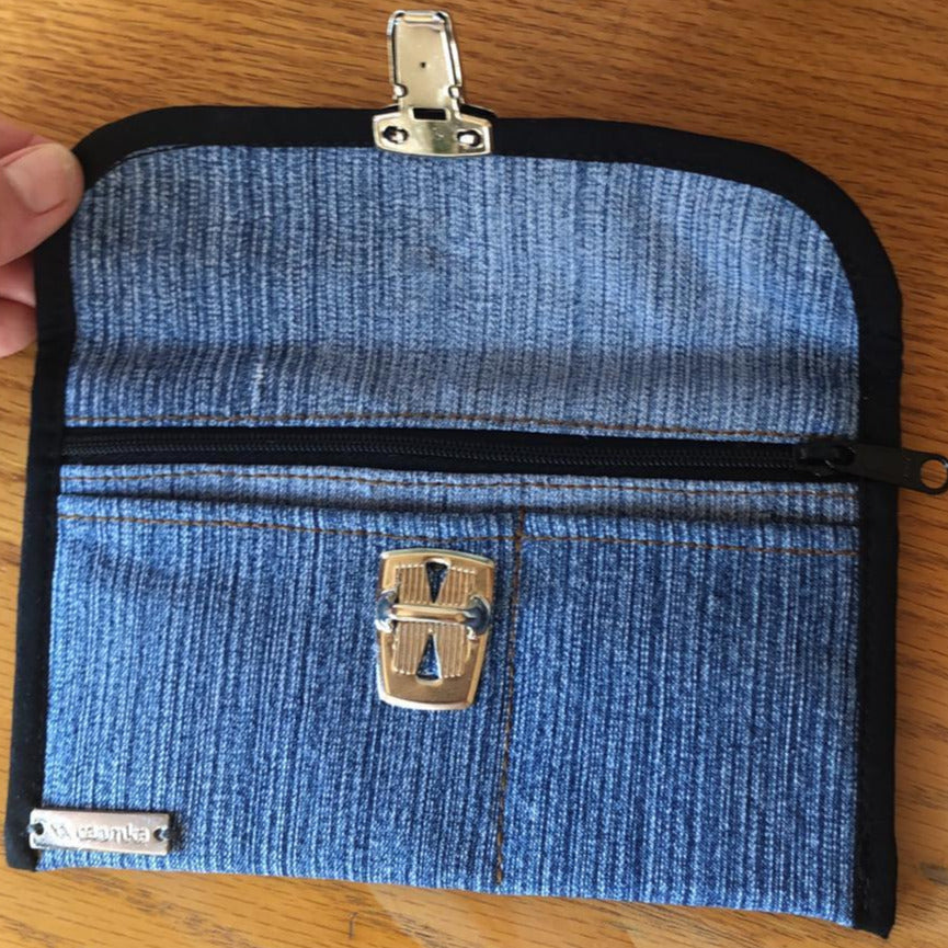 Purse "Racing Jeans" Unique Piece No. 7012