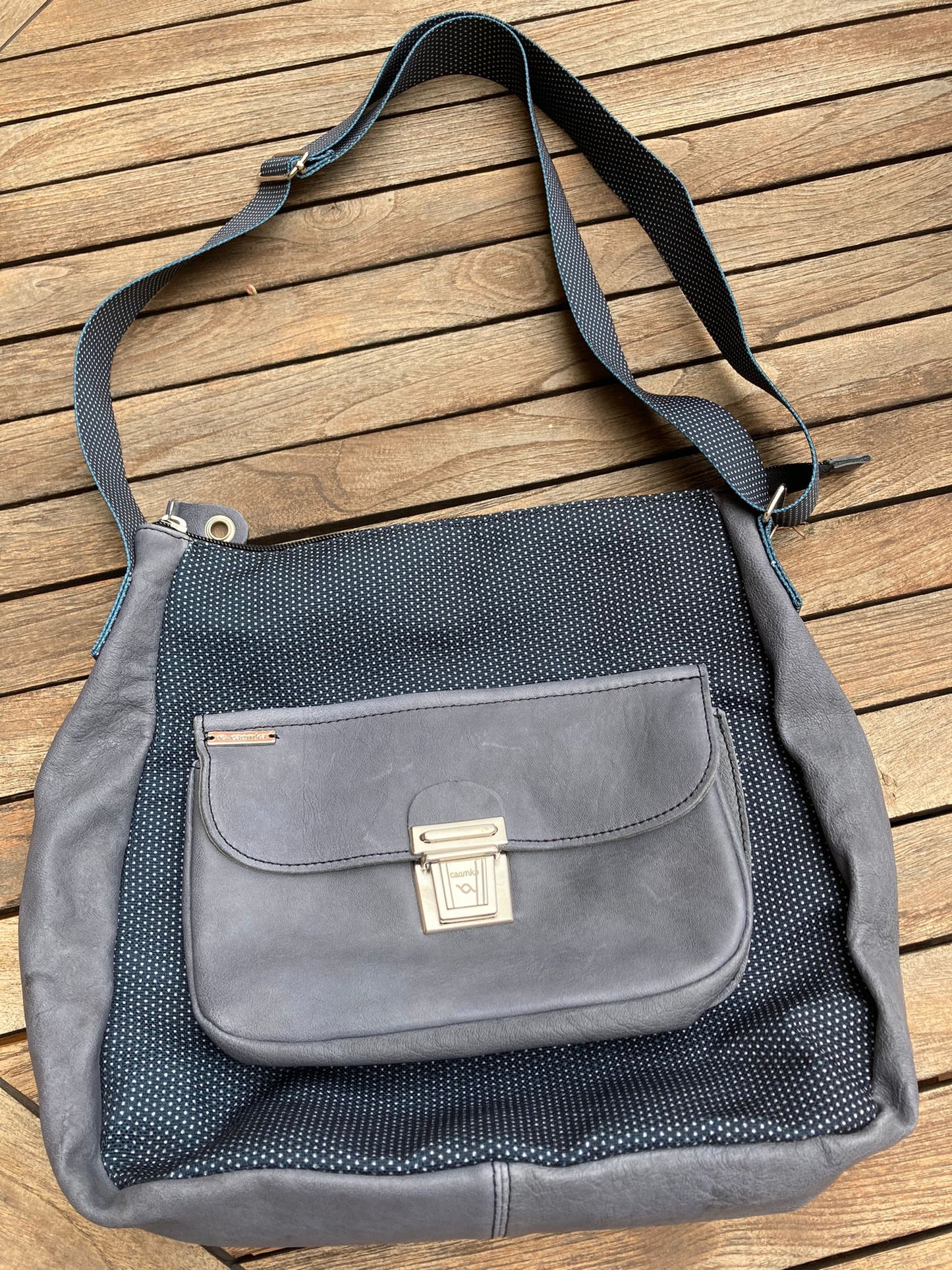 Caomka Tote Bag Special Edition BioCuir® Naturleder Einzelstück 11984