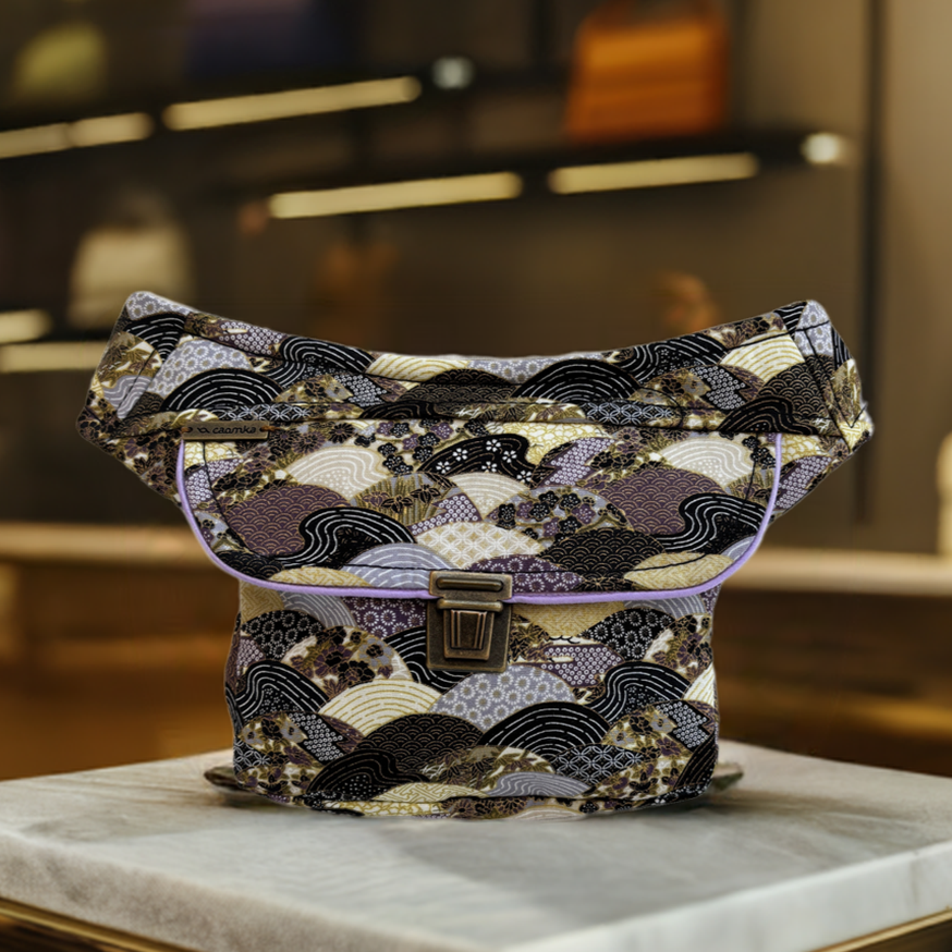 30% Dto. Pack Riñonera Mini + 3 Pulseras "Special Japanese" + Bolsillo trasero extra · Pieza Única Núm. 17460