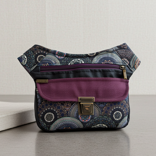 Riñonera "Elegant Mandalas Top" · Pieza Única Núm. 18626