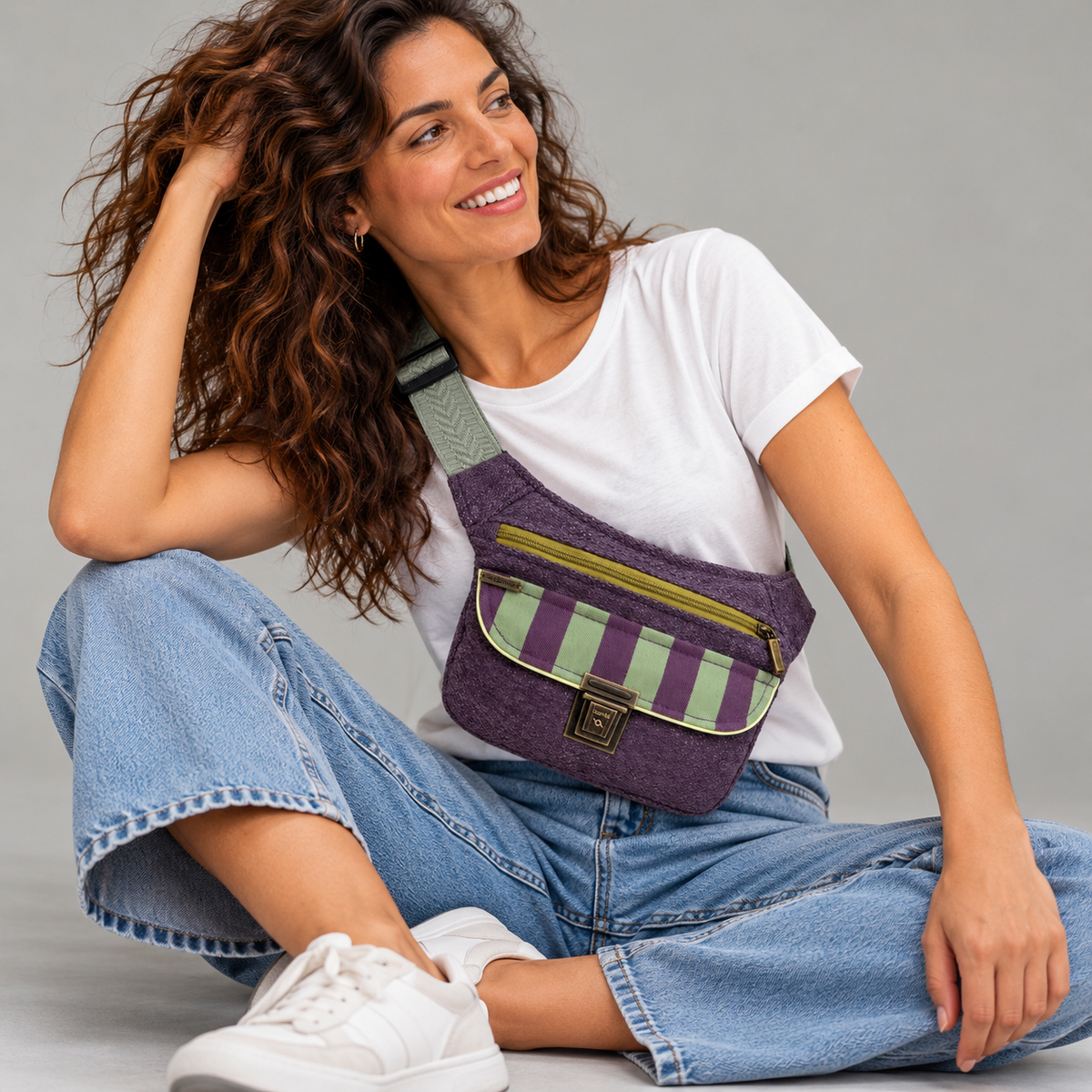 Riñonera Original "Special Purple Lime Top" · Pieza Única Núm. 19645