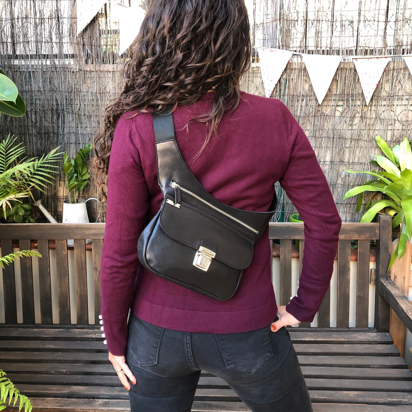 BioCuir Classic Black &amp; Silver BioCuir® Natural Leather Exclusive Piece No. 6678