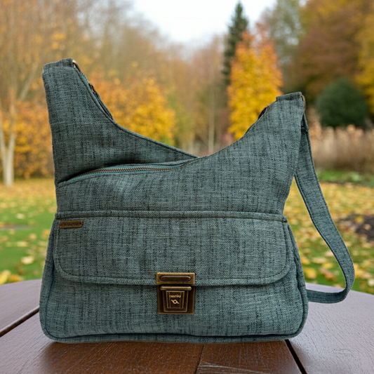 Bolso Bandolera Súper Caomka "Autumn Green" · Pieza Exclusiva Núm. 17965