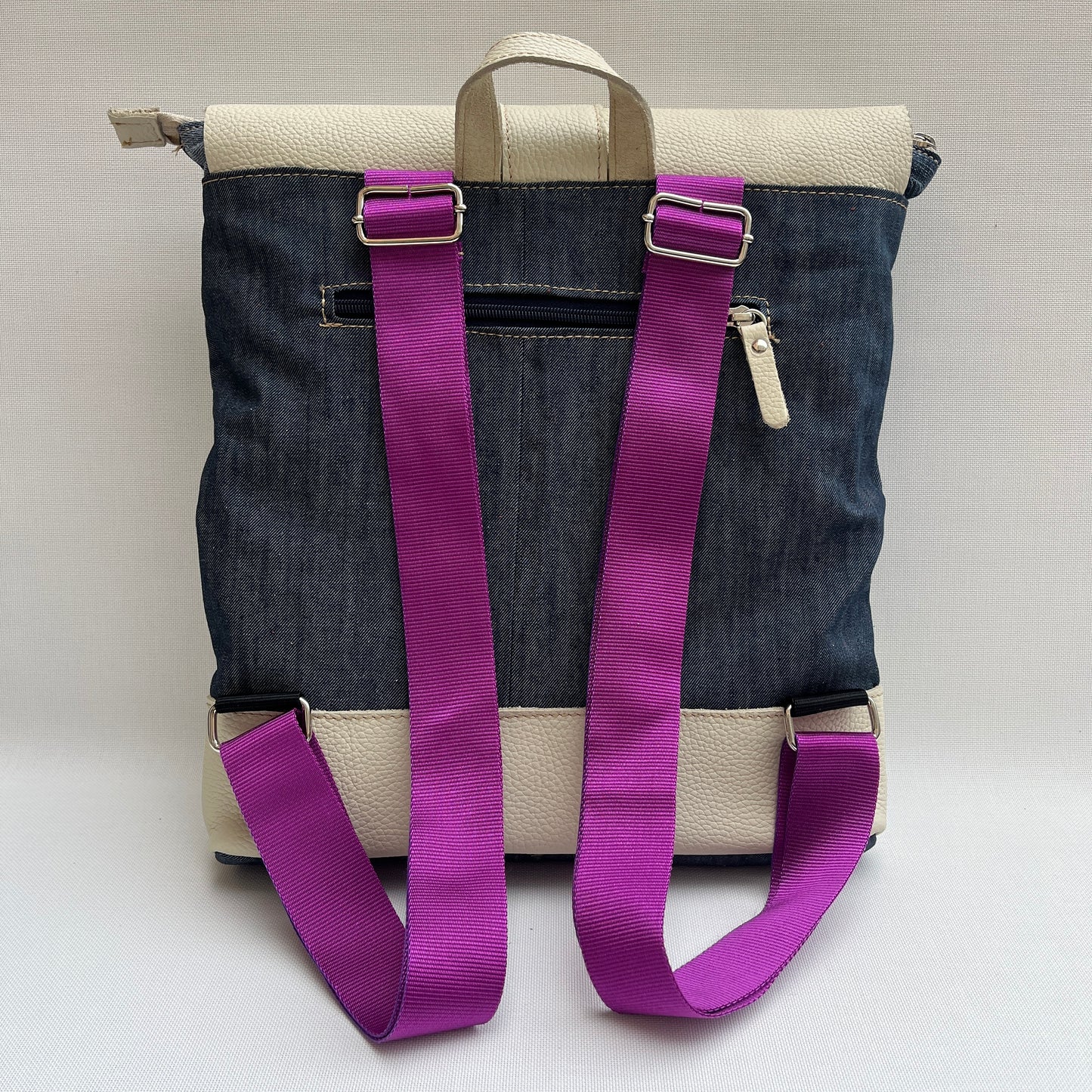 Mochila Top Caomka Recycled ♻️ Jeans · Pieza Única 15364