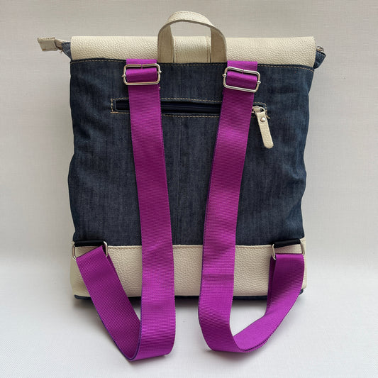 Mochila Top Caomka Recycled ♻️ Jeans · Pieza Única 15364