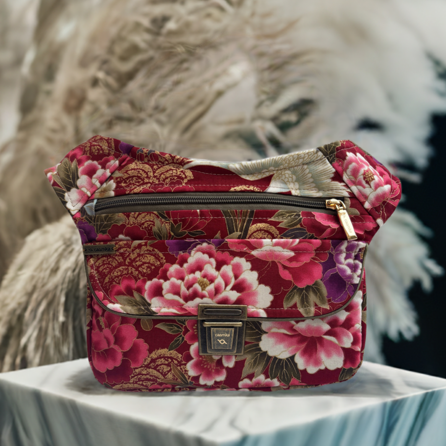 Riñonera "Special Japanese Flowers" · Pieza Única Núm. 17545