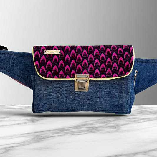 Riñonera Urban "♻️ Africa Jeans Recycled Top ♻️" · Pieza Única Núm. 19114