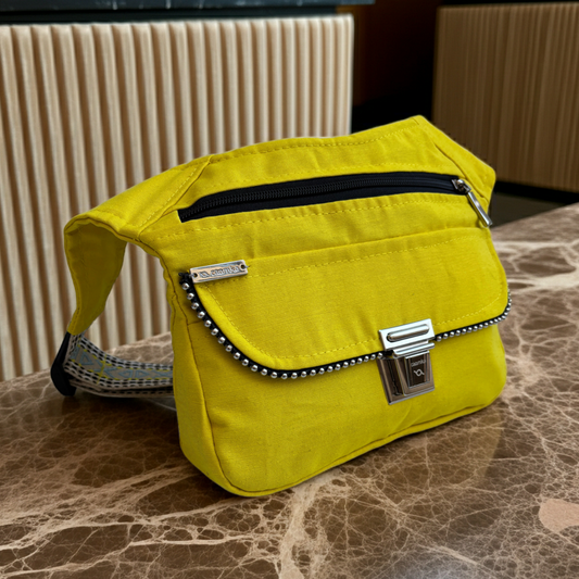 Riñonera "Special Yellow Top" + Bolsillo trasero · Pieza Única Núm. 18377