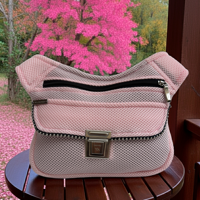 Riñonera "Soft 3D Pink" + Bolsillo trasero · Pieza Única Núm. 18067