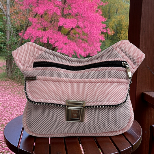 Riñonera "Soft 3D Pink" + Bolsillo trasero · Pieza Única Núm. 18067