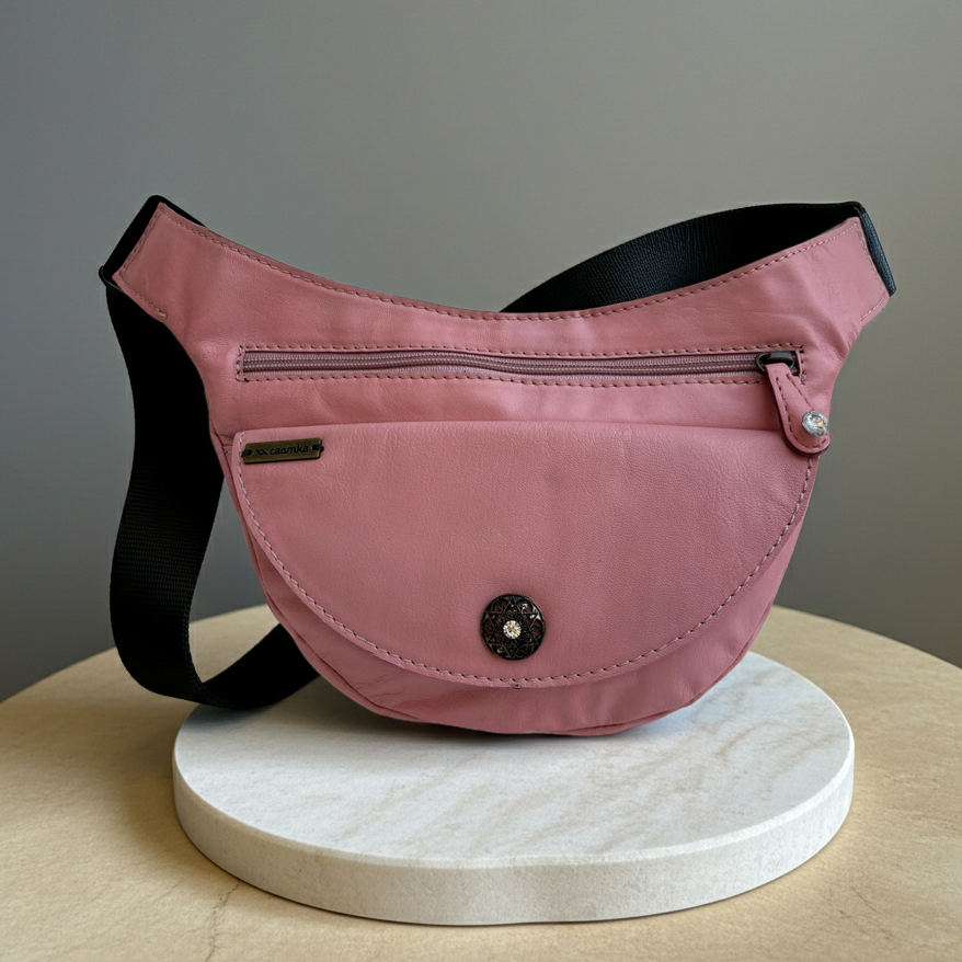 Riñonera Luna "Special Pink Luxury" · Piel · Pieza Exclusiva Núm. 19385