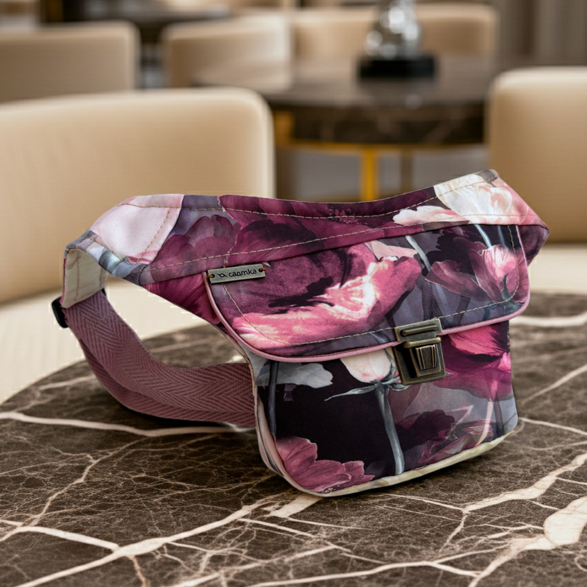 Riñonera Mini "Special Calm" + Bolsillo trasero extra · Impermeable · Pieza Única Núm. 18391