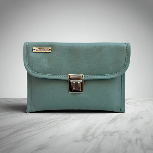 CAOMKA Flat Coin Purse Natural BioCuir® Leather Exclusive Piece No. 13177