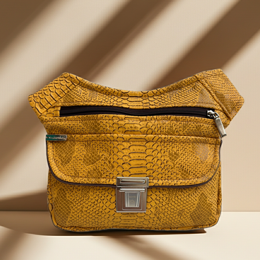 Riñonera "Elegant Yellow" · Polipiel · Pieza única Núm. 18178