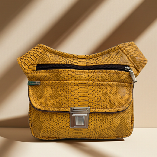 Riñonera "Elegant Yellow" · Polipiel · Pieza única Núm. 18178