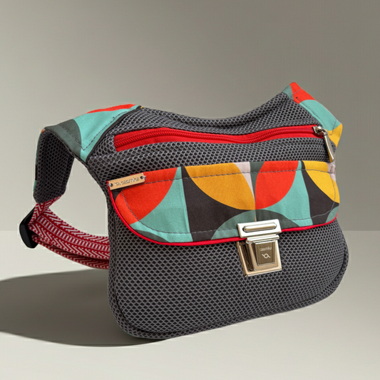 Riñonera "Soft Colors 3D  Top" + Bolsillo trasero · Pieza Única Núm. 18161