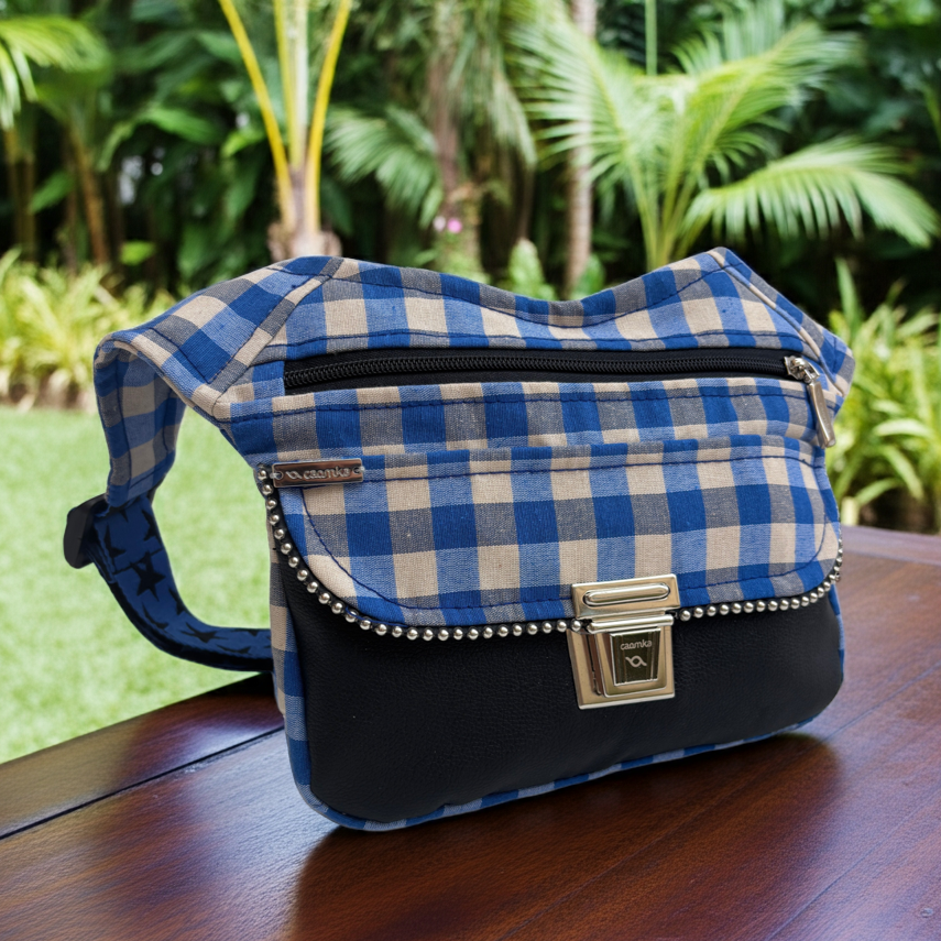 Riñonera "Special Vichy Top" + Bolsillo trasero · Pieza Exclusiva Núm. 17919