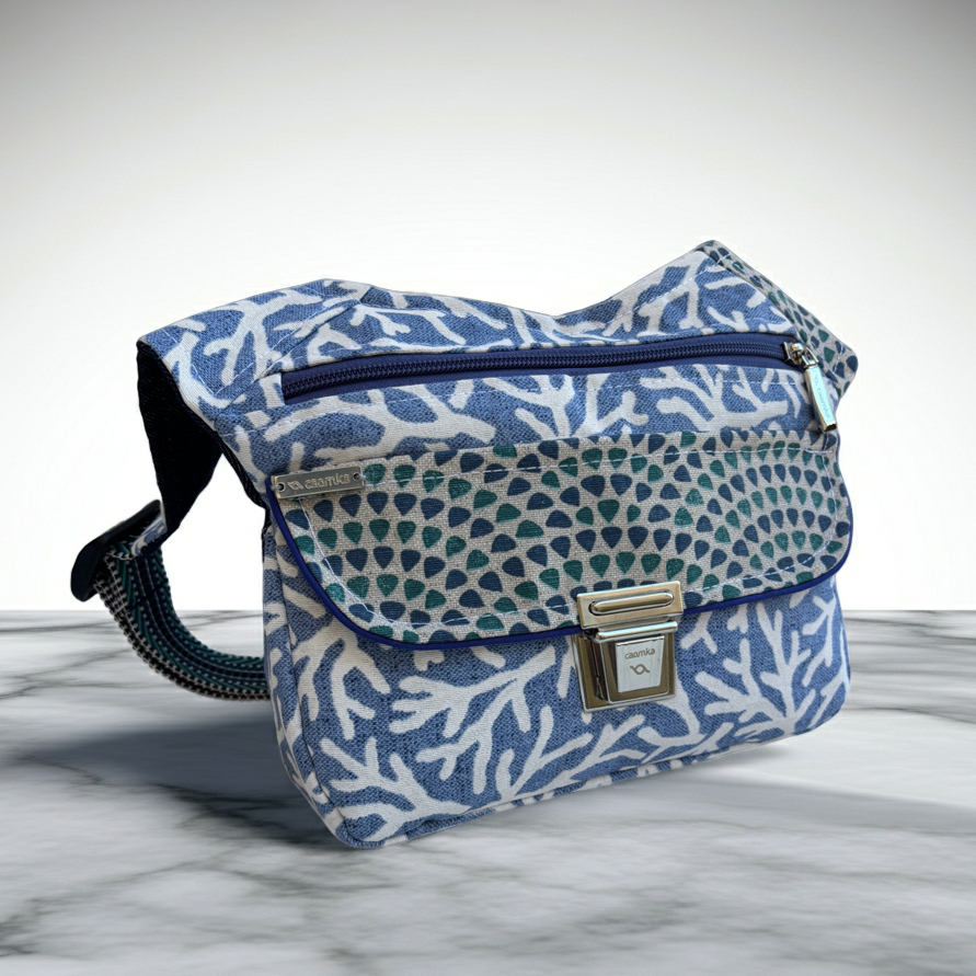 Riñonera "Special Coral Top" + Bolsillo trasero · Pieza Única Núm. 19029