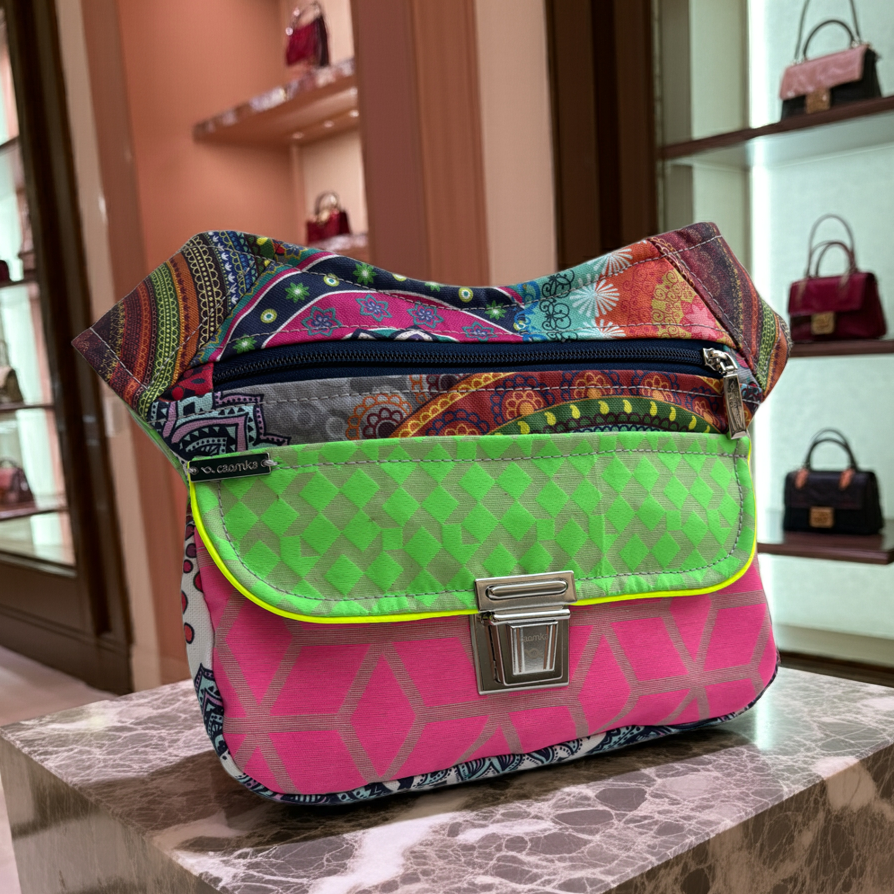 Riñonera "Special Fantasy Colors" + Bolsillo trasero · Impermeable · Pieza Única Núm. 17729