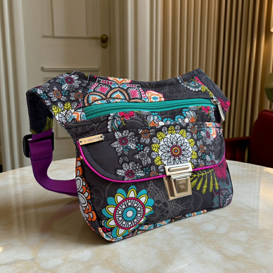 Riñonera "Special Mandalas" + Bolsillo trasero · Impermeable ·Pieza Única Núm. 18386