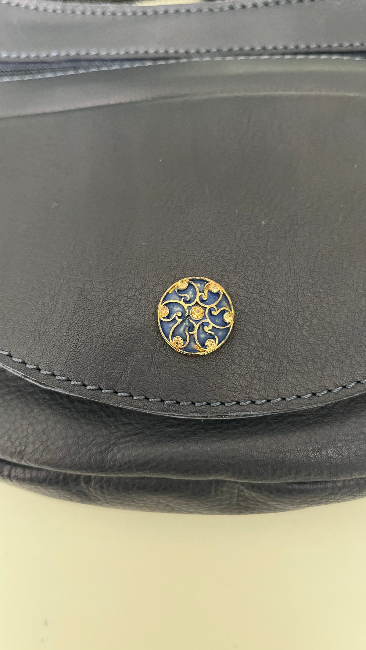 Riñonera Luna "Special Dark Blue Luxury" Silver · Piel · Pieza Exclusiva Núm. 19065
