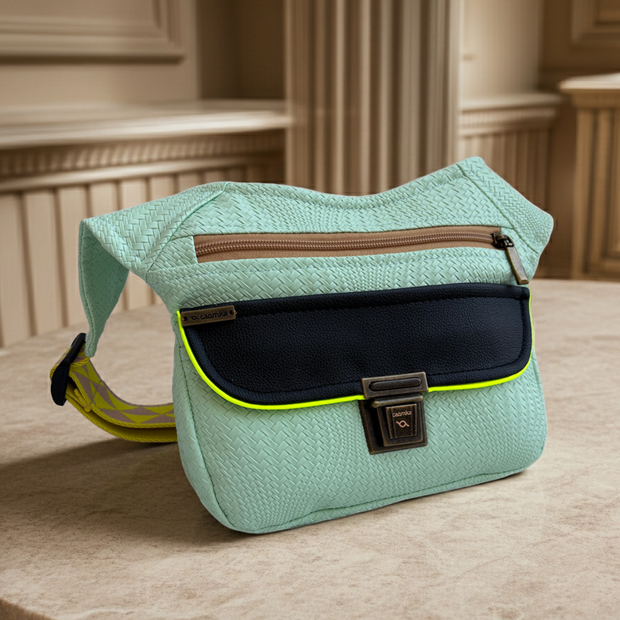 Riñonera "Special Green Fantasy Top" · Polipiel · Pieza Única Núm. 18366