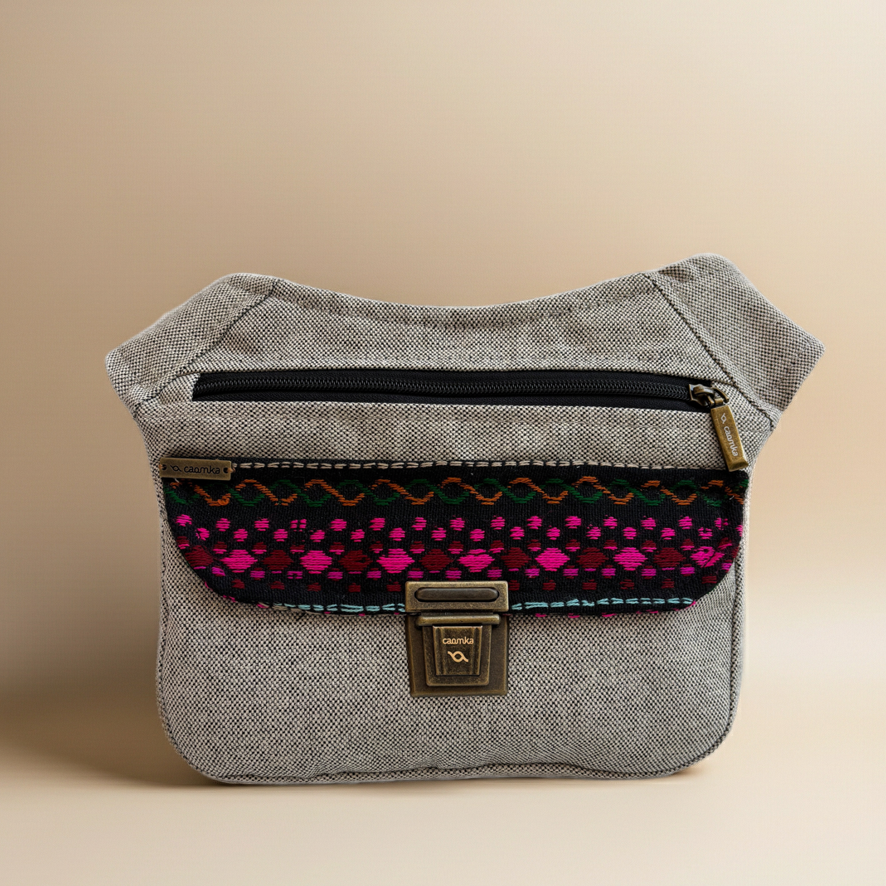 Riñonera "Special Etnical India" + Bolsillo trasero · Pieza Única Núm. 18598