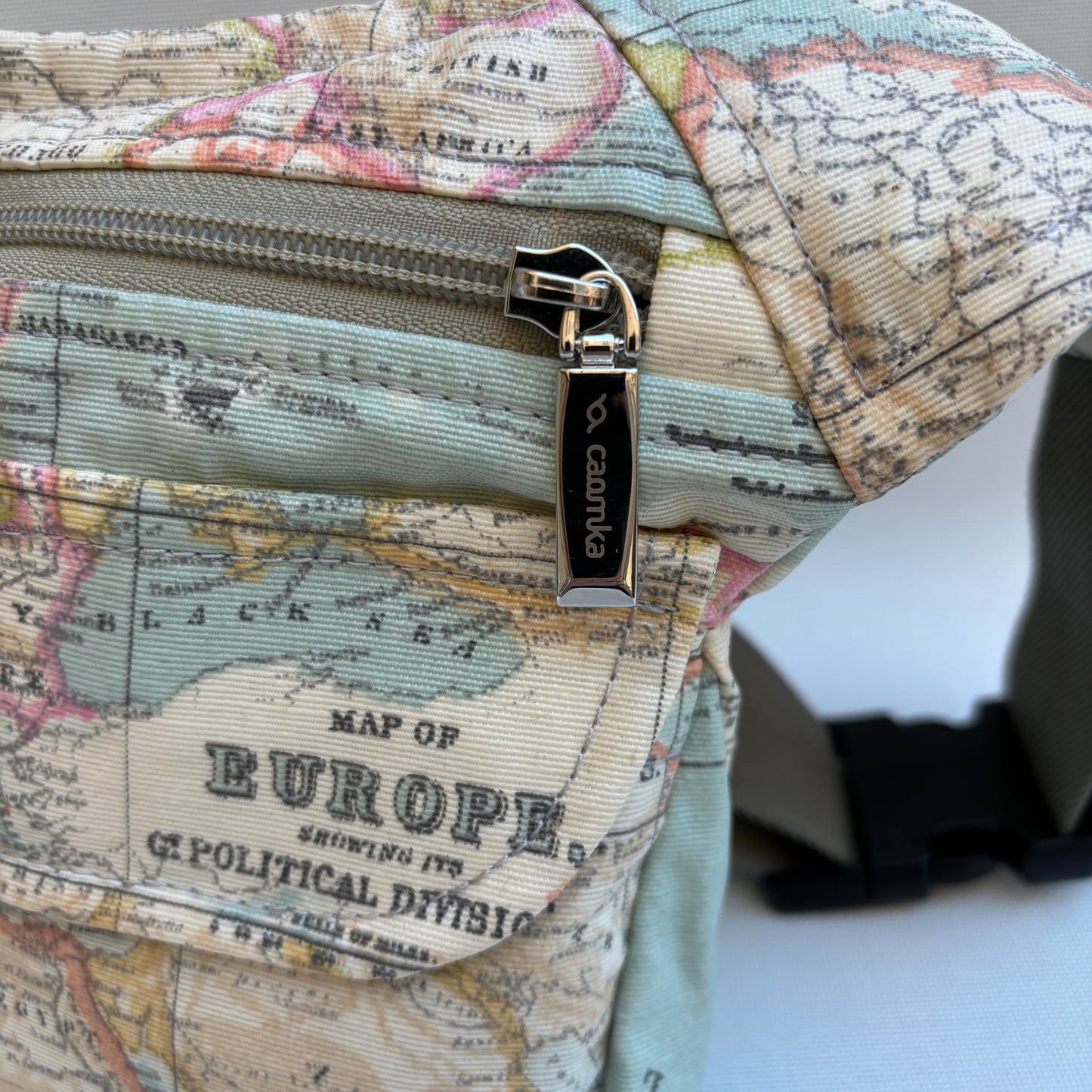 Spezielle Weltkarte + Gesäßtasche Einzelstück Nr. 11951