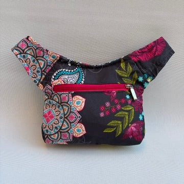 Riñonera "Special Fantasy Flowers" + Bolsillo trasero · Impermeable · Pieza Única Núm. 16876