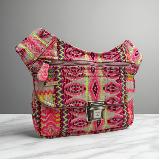 Riñonera "Pink Energy Tribe" + Bolsillo trasero · Pieza Única Núm. 18968