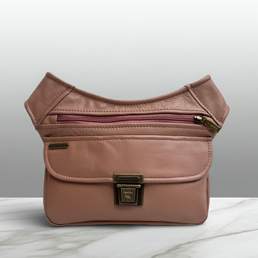 BioCuir Classic Black &amp; Silver BioCuir® Natural Leather Exclusive Piece No. 6678