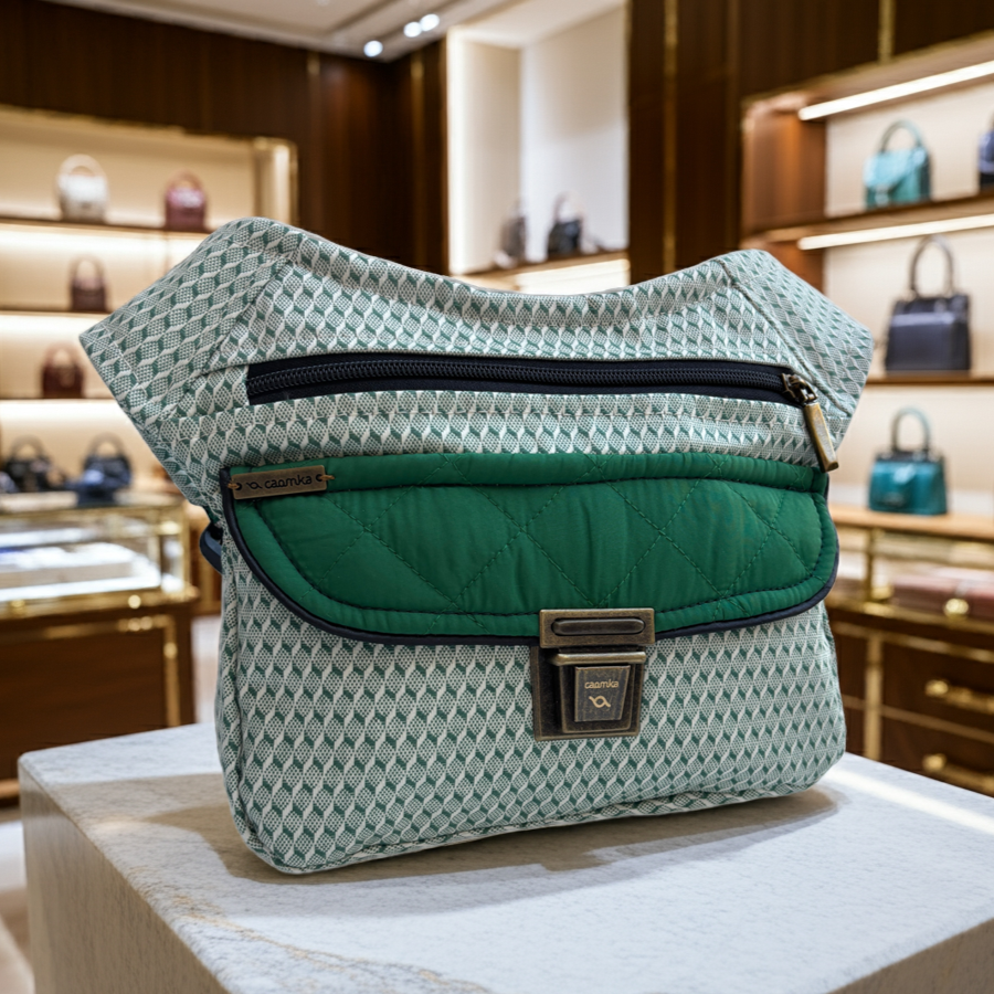 Riñonera "Special Greens Top" + Bolsillo trasero · Impermeable · Pieza Única Núm. 17861