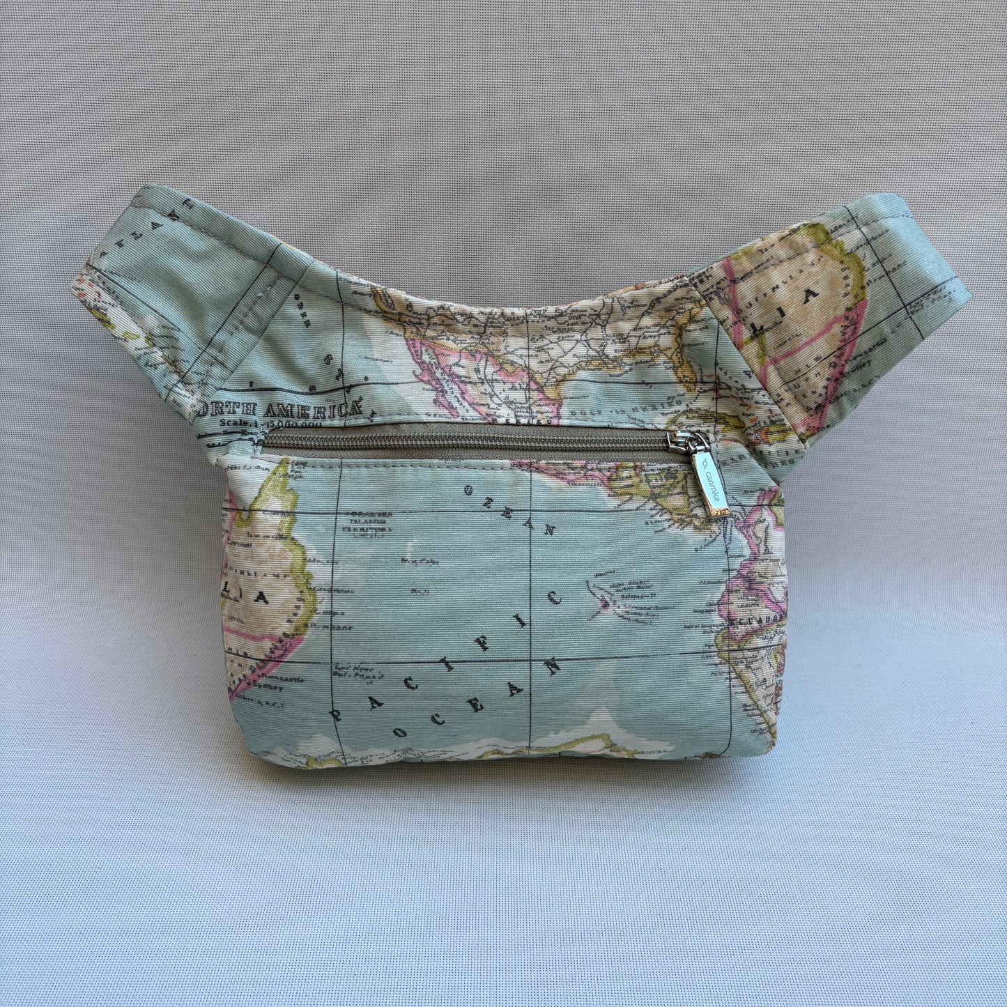 Spezielle Weltkarte + Gesäßtasche Einzelstück Nr. 11951