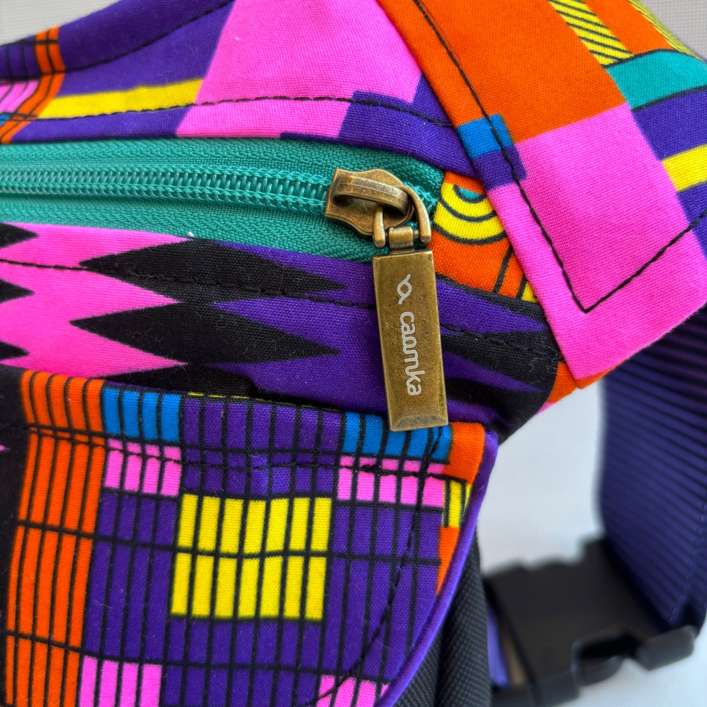 Riñonera "Special Black African Colors" · Impermeable · Pieza Única Núm. 16864
