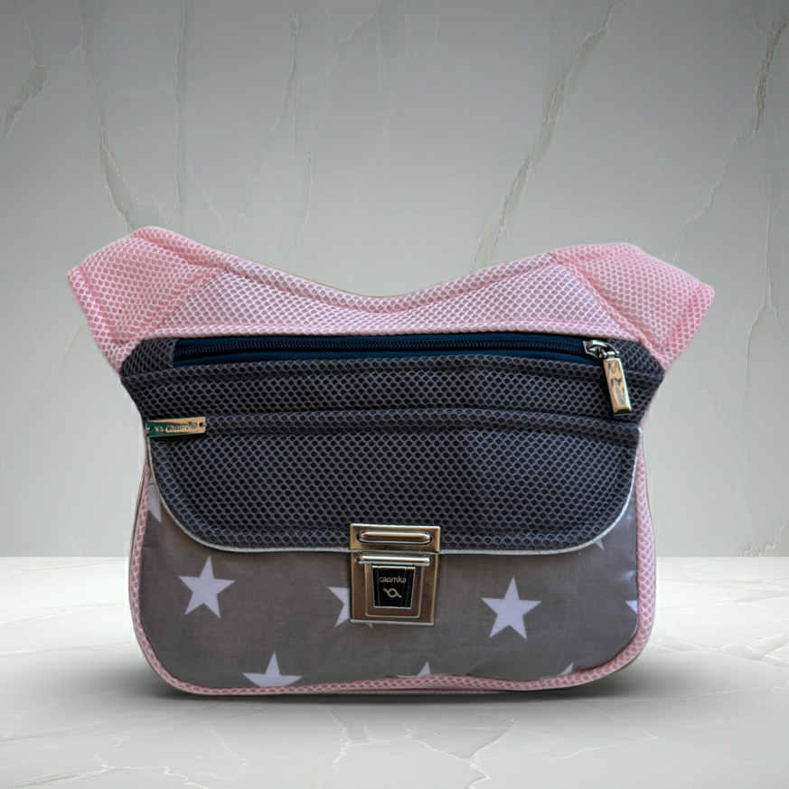 Riñonera "Soft Pink & Stars 3D Top" · Pieza Única Núm. 18735
