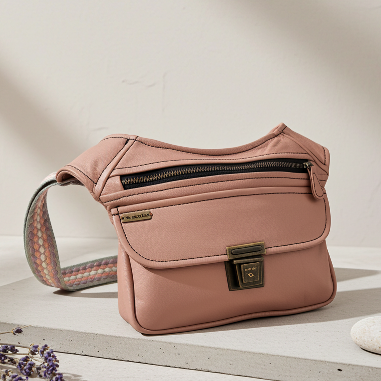 BioCuir Classic Black &amp; Silver BioCuir® Natural Leather Exclusive Piece No. 6678