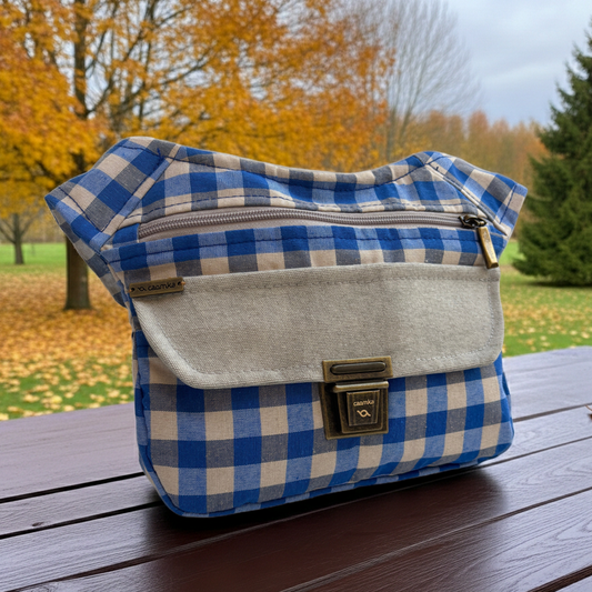 Riñonera "Special Vichy Blue Top" · Pieza Única Núm. 18121