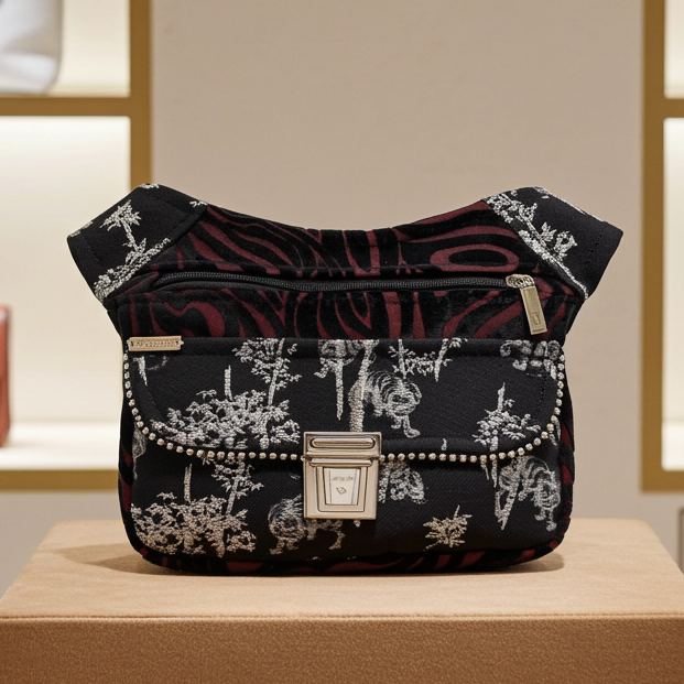 Riñonera "Special Belvet Tiger Luxury" + Bolsillo trasero · Polipiel · Pieza única Núm. 18256