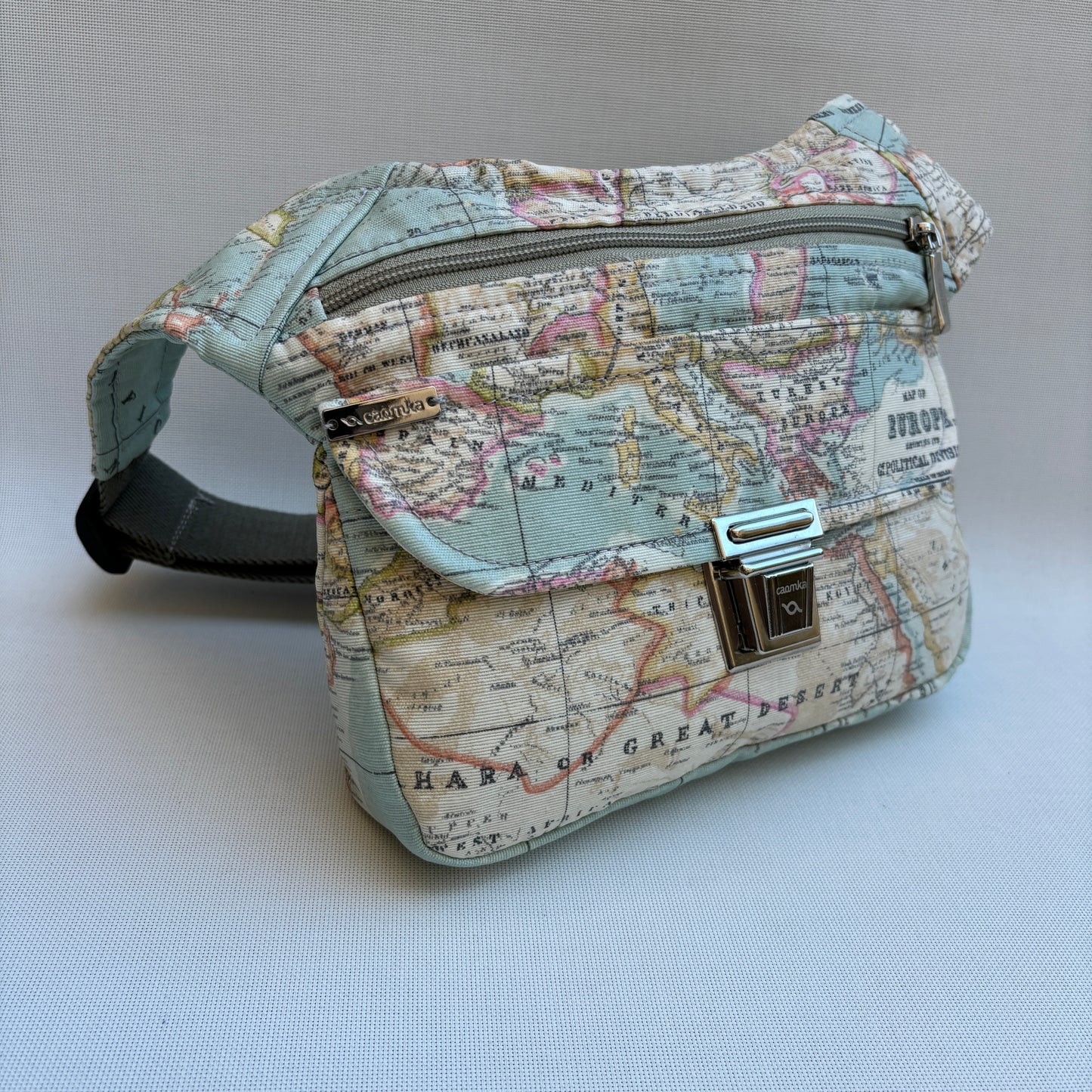Spezielle Weltkarte + Gesäßtasche Einzelstück Nr. 11951