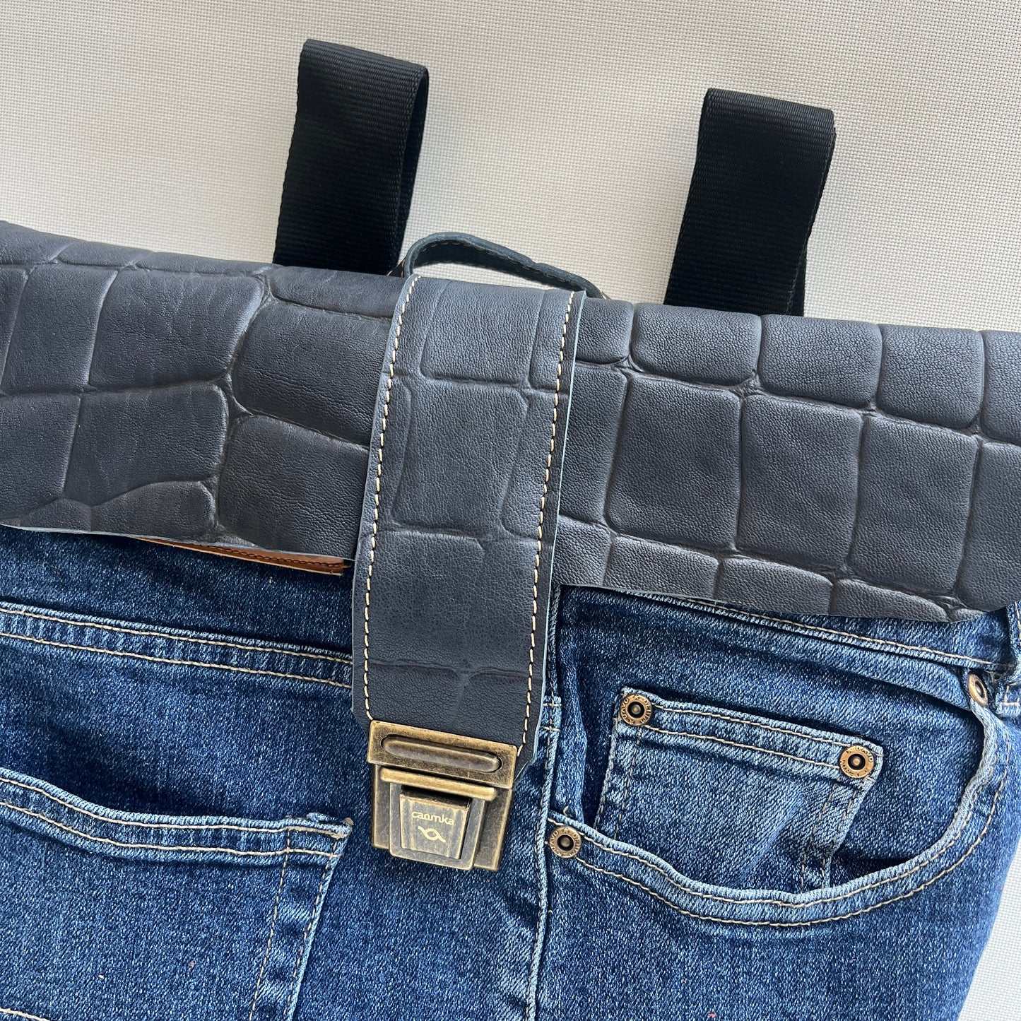 Mochila Top Caomka Recycled ♻️ Jeans · Pieza Única 15365